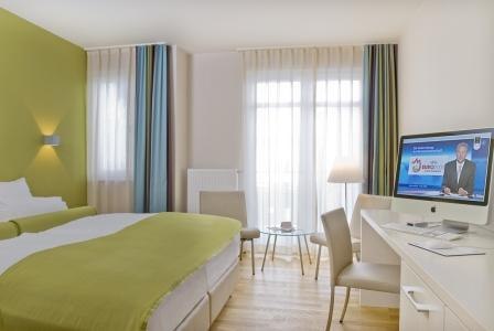 Doppelzimmer // © nymphe strandhotel & apartments GmbH & Co. KG Doppelzimmer // © nymphe strandhotel & apartments GmbH & Co. KG