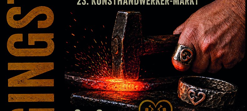 Kunsthandwerkermarkt Gingst offene Schmiede Urlaub R&uuml;gen // &copy; Antje Zimprich