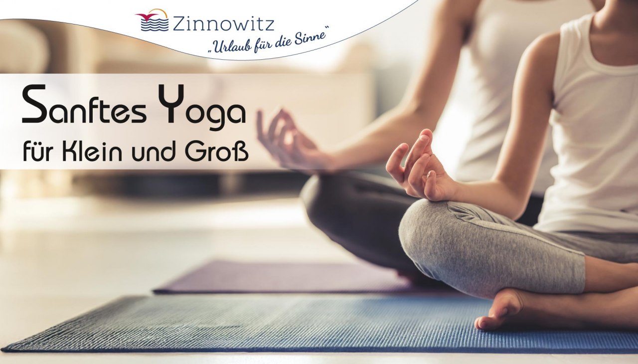 Sanftes Yoga f&uuml;r Klein und Gro&szlig;, &copy; VadimGuzhva &ndash; stock.adobe.com