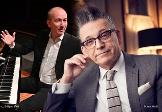 G&ouml;tz Alsmann und Chris Hopkins // &copy; Jens Koch