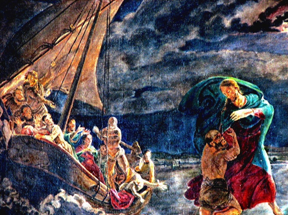 Gemälde "Der sinkende Petrus" von Philipp Otto Runge (1777-1818 ), © Tourismuszentrale Rügen Gemälde "Der sinkende Petrus" von Philipp Otto Runge (1777-1818 ), © Tourismuszentrale Rügen