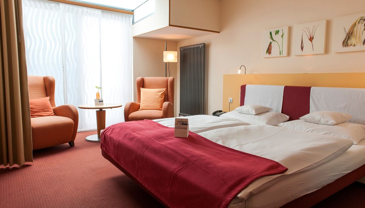 Doppelzimmer f&uuml;r einen entspannten Aufenthalt, &copy; Hotel meerSinn