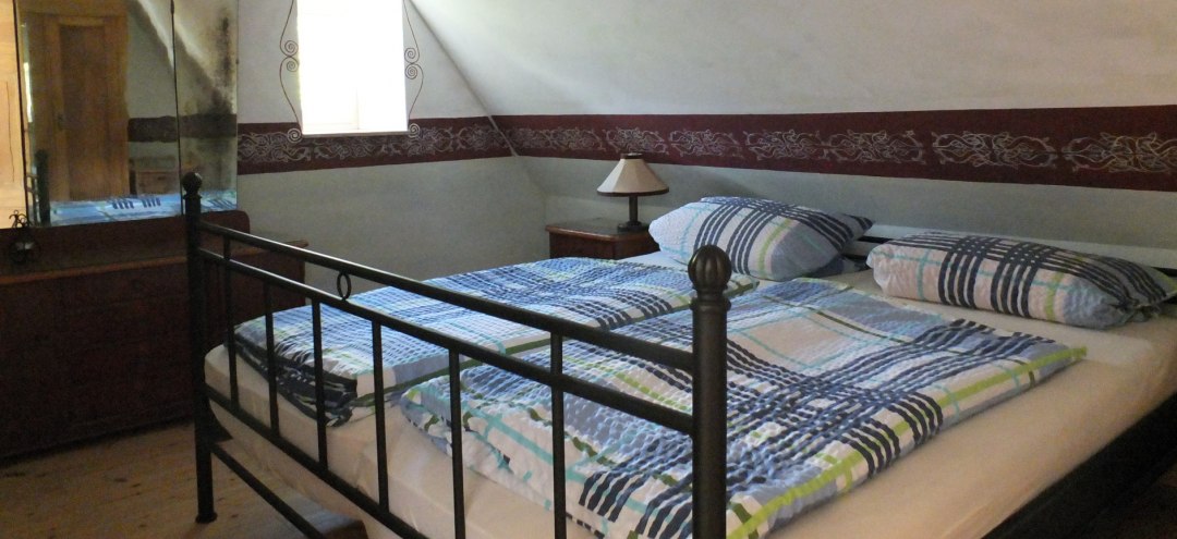 Ferienwohnung Schlafzimmer, © Gutshof Alt Guthendorf/Topp Ferienwohnung Schlafzimmer, © Gutshof Alt Guthendorf/Topp