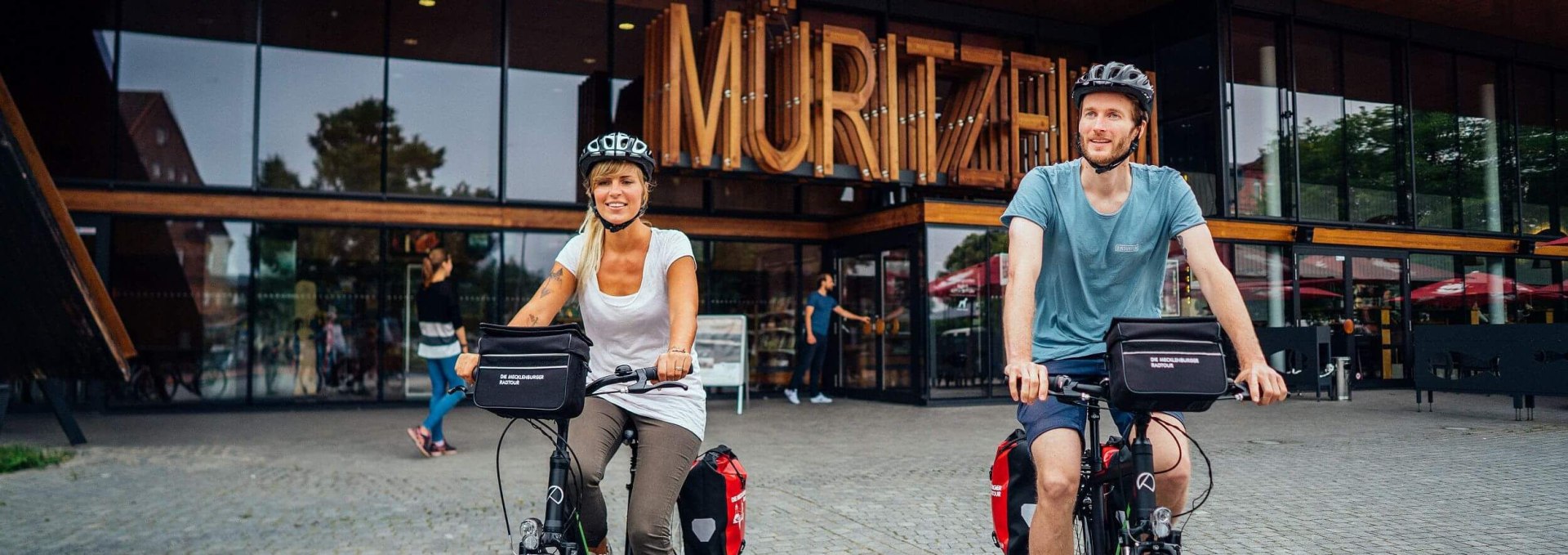 Mit dem Fahrrad zum Müritzeum in Waren (Müritz), © TMV/Gänsicke