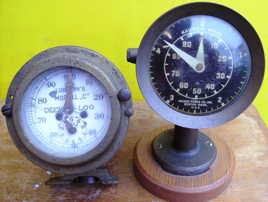 LUDOLPH´S DECKSLOG UND UHRENLOG VON FISCHER PIERCE BOSTON, © Harald Krabbe LUDOLPH´S DECKSLOG UND UHRENLOG VON FISCHER PIERCE BOSTON, © Harald Krabbe