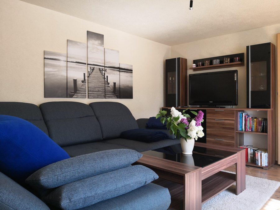 Wohnzimmer mit ausziehbarem Sofa, &copy; Katalin Kocsis