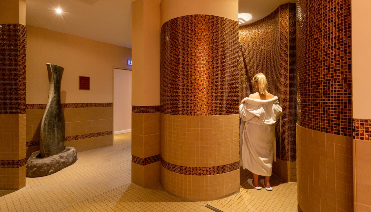 Uitnodigende wellnessruimte met sauna's, © Seeschloss Schorssow Uitnodigende wellnessruimte met sauna's, © Seeschloss Schorssow