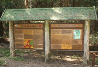 Informationen zum Leben des Wolfes in der Region, © Mecklenburgische Kleinseenplatte Touristik GmbH Informationen zum Leben des Wolfes in der Region, © Mecklenburgische Kleinseenplatte Touristik GmbH