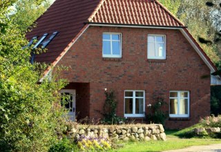 Hausansicht: Westgiebel // &copy; Landhaus Osten/Von Osten