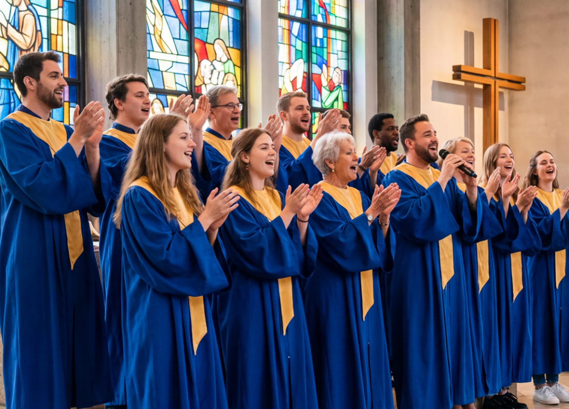 Gospelchor singt // © Rhea Böhme Gospelchor singt // © Rhea Böhme