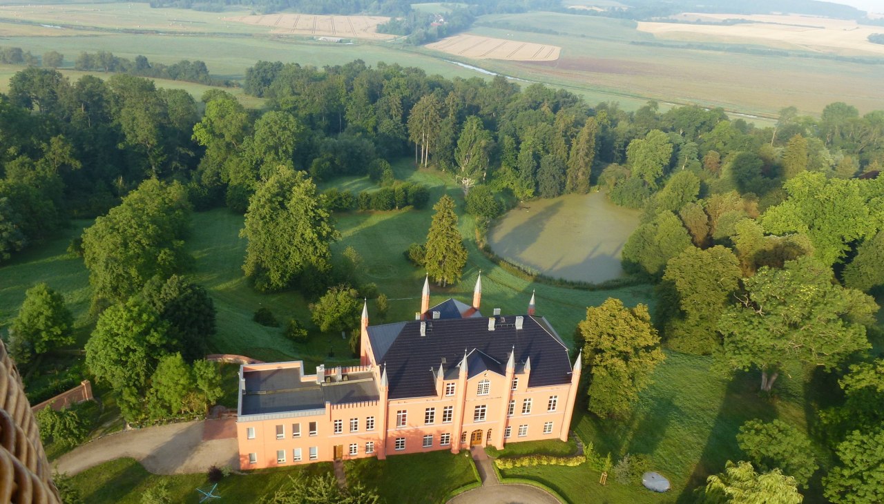 Gutshaus Wietzow von oben, &copy; Kr&ouml;ger