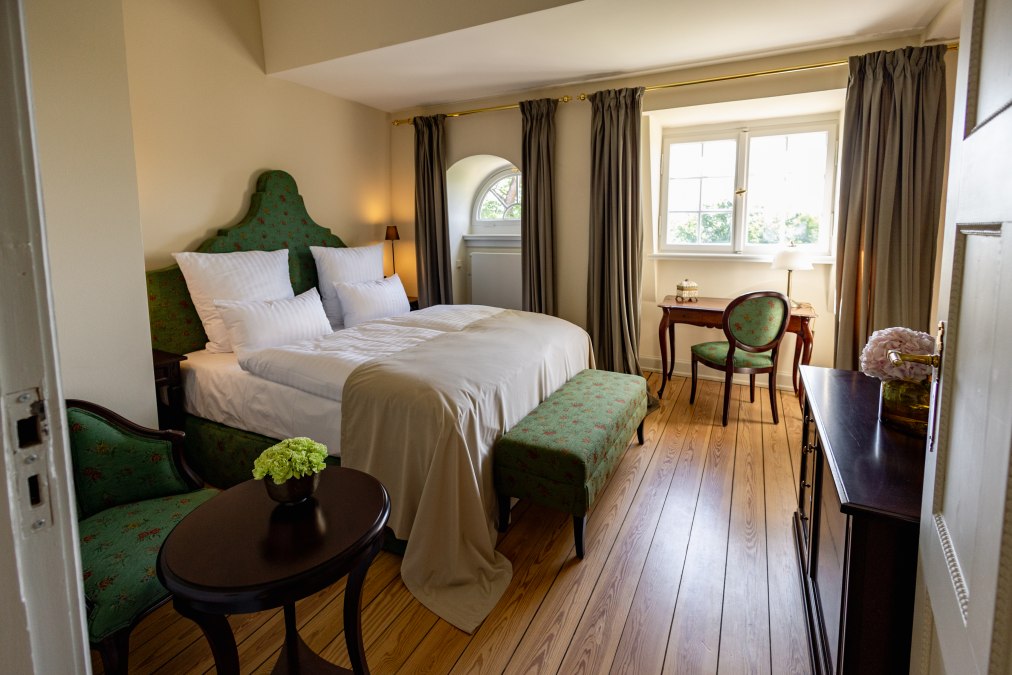 Een droom van een kamer in kasteel Neustrelitz, © Schloss Neustrelitz / Bianka Pogadl Een droom van een kamer in kasteel Neustrelitz, © Schloss Neustrelitz / Bianka Pogadl