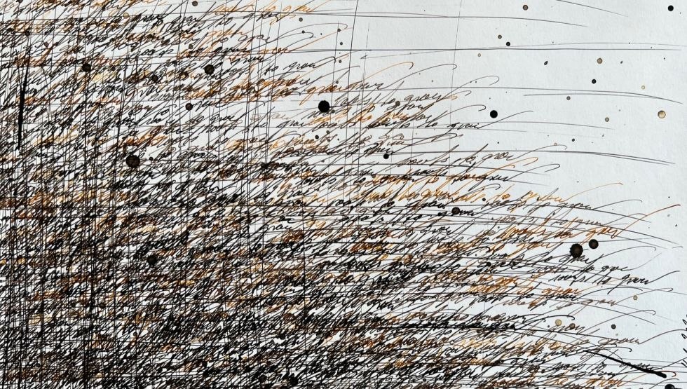 Roots to grow, Mixed Media auf Papier, © Floriane Kalz