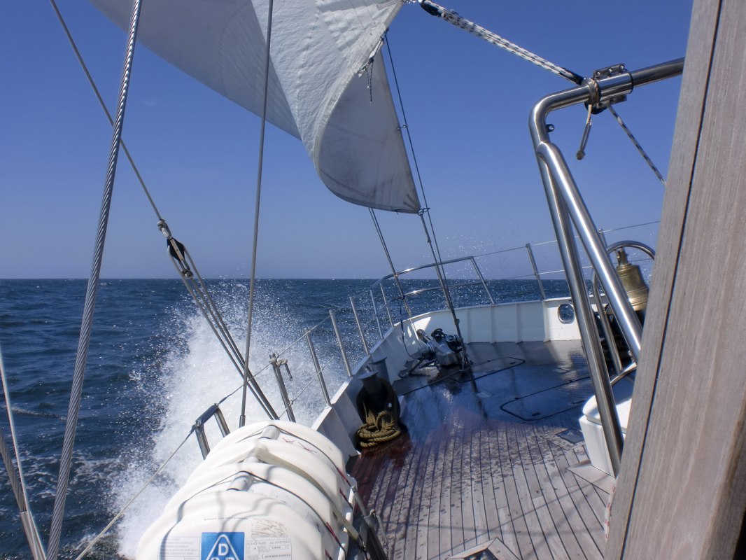 Der Rollisegler auf der südlichen Ostsee // © Interne Schiffsregatta- Crew Der Rollisegler auf der südlichen Ostsee // © Interne Schiffsregatta- Crew