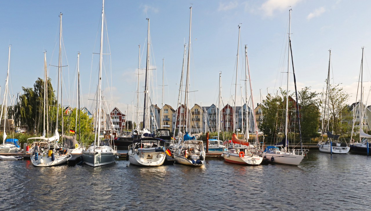 Marina und Yachthafen Greifswald, © TMV/Gohlke Marina und Yachthafen Greifswald, © TMV/Gohlke