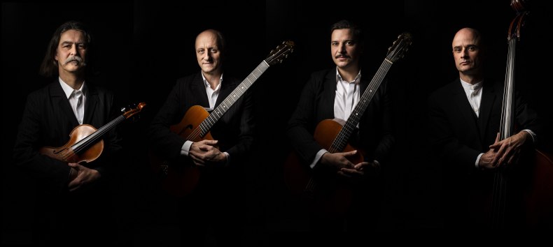 vier M&auml;nner mit Instrumenten // &copy; Guido Werner