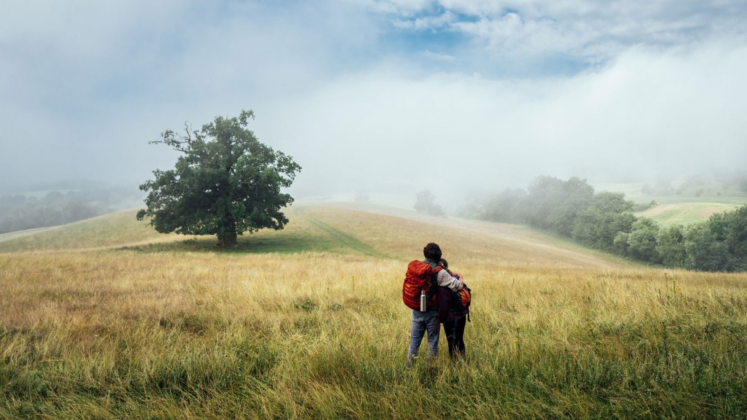 Wandern in der N&auml;he vom R&ouml;telberg, &copy; TMV/G&auml;nsicke