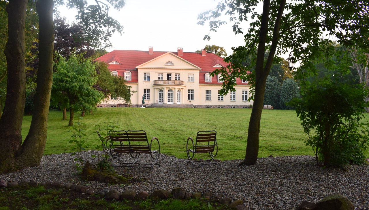 Rückzugsort im Gutspark Gevezin, © Gutshaus Gevezin