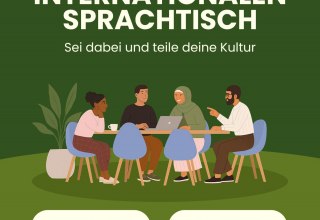 Internationaler Sprachtisch – Deutsch üben und Menschen kennenlernenJeden Mittwoch, 18:00 Uhr // © Internationales Haus Schwerin Internationaler Sprachtisch – Deutsch üben und Menschen kennenlernenJeden Mittwoch, 18:00 Uhr // © Internationales Haus Schwerin