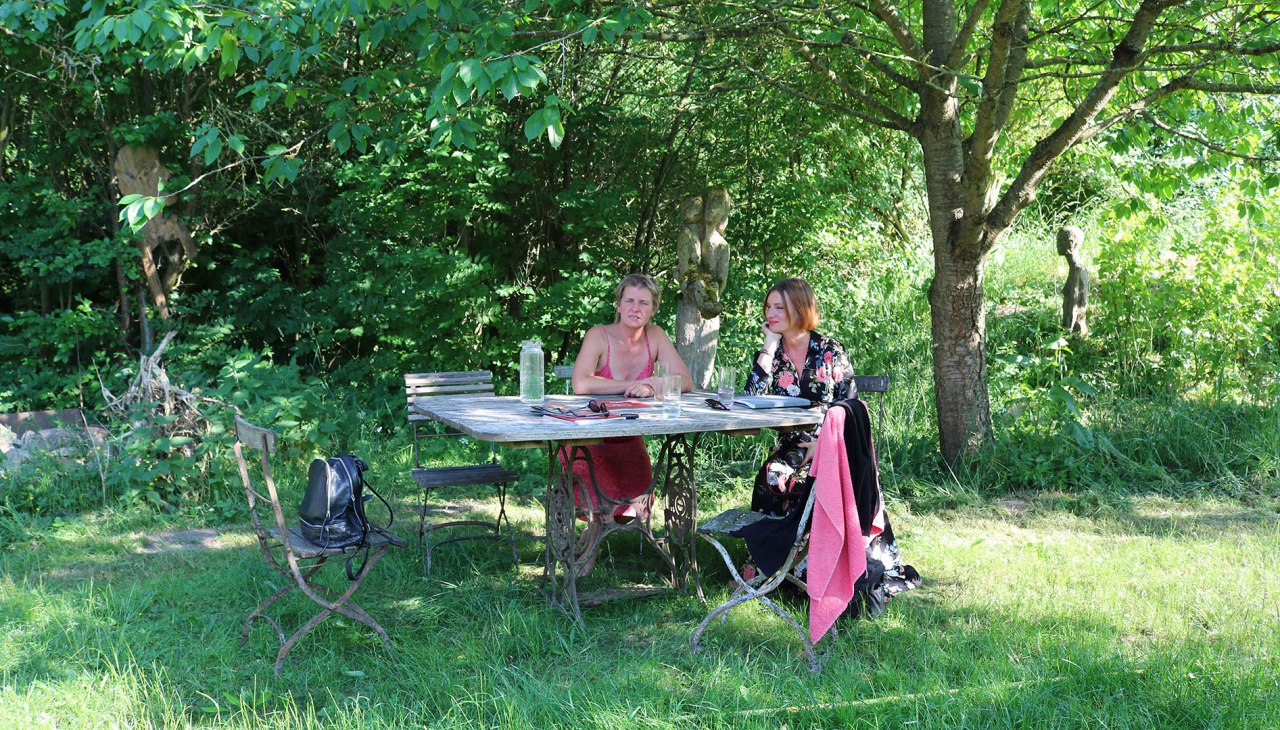 Holzbildhauerin Christina Rode, © Silvia Henschel Holzbildhauerin Christina Rode, © Silvia Henschel