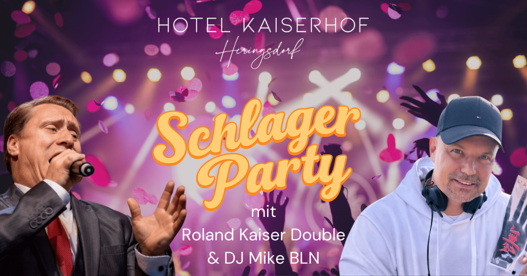 Schlagerparty mit Roland Kaiser Double, &copy; Hotel Kaiserhof Heringsdorf