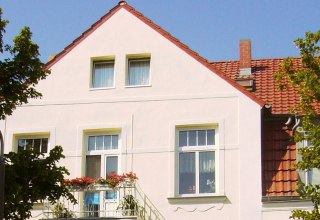 Hausansicht vom Ferienappartement, &copy; Brigitte Fiebig