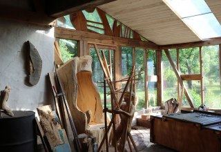 Holzbildhauerin Christina Rode, © Silke Voss Holzbildhauerin Christina Rode, © Silke Voss