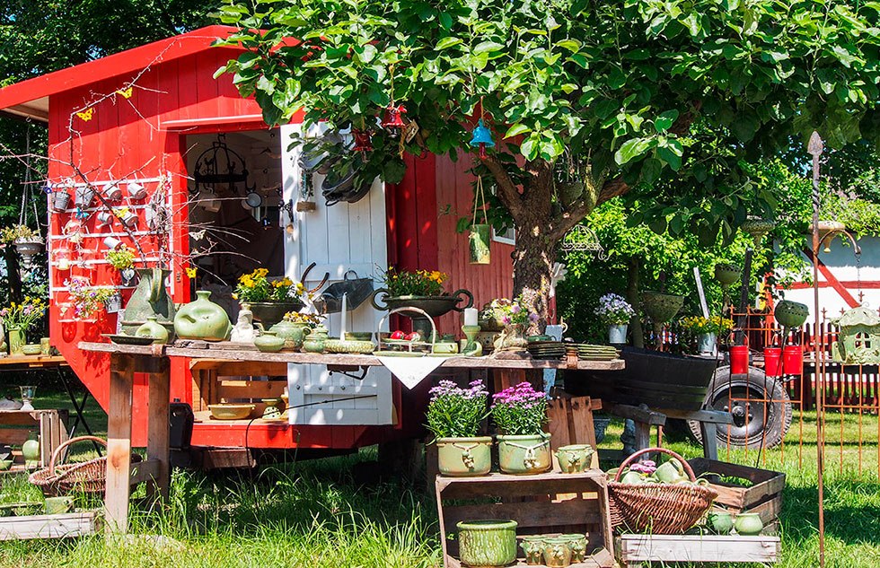 Pflanzenmarkt, &copy; Freilichtmuseum Klockenhagen