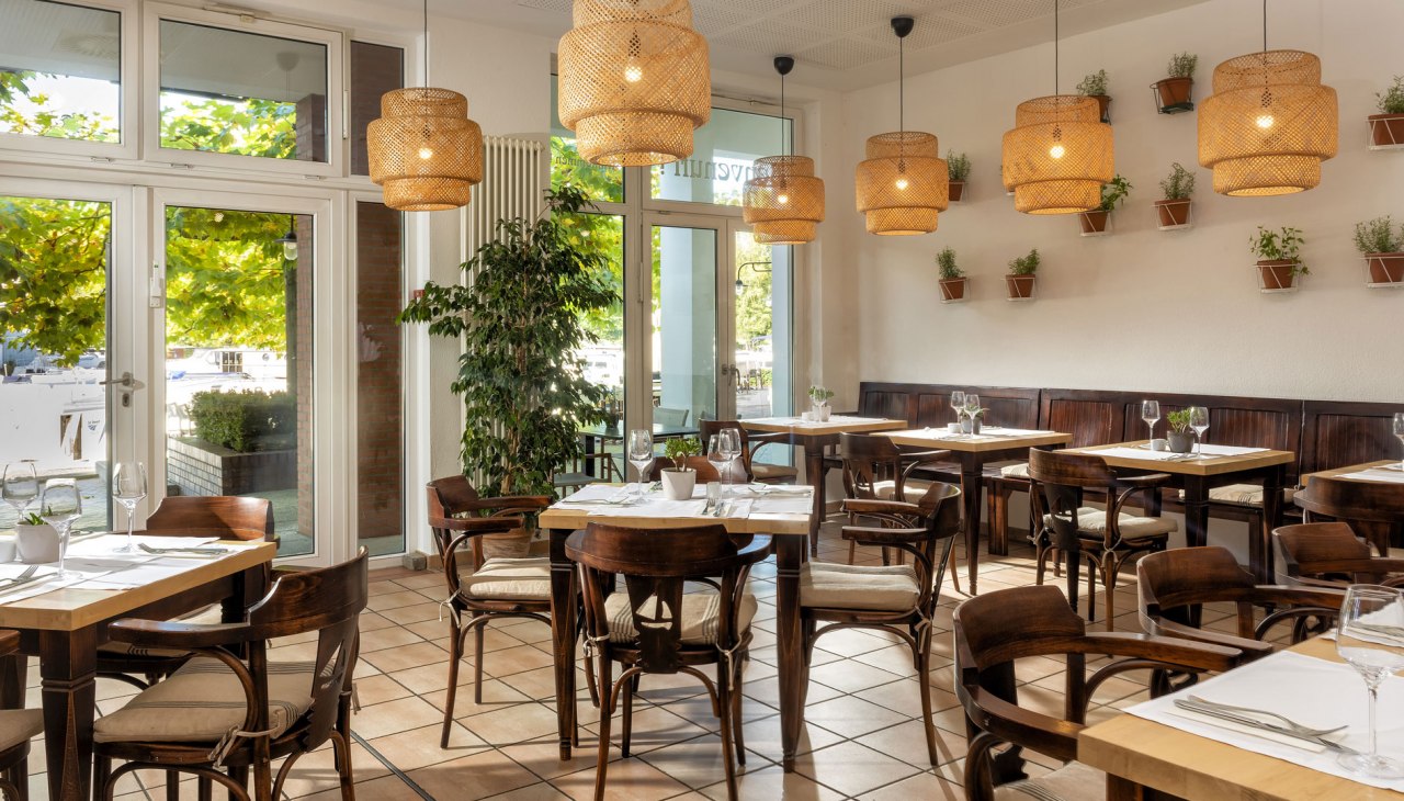 Speisesaal im Precise Resort Marina Wolfsbruch, © Precise Resort Marina Wolfsbruch Speisesaal im Precise Resort Marina Wolfsbruch, © Precise Resort Marina Wolfsbruch