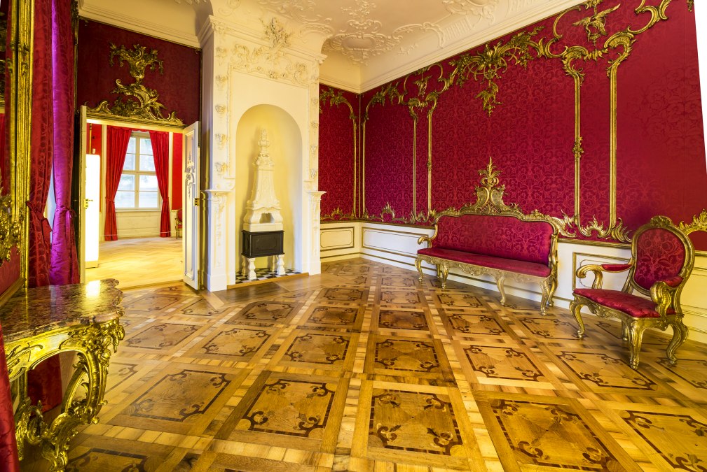 Audienzsaal im Schloss Mirow, © SSGK M-V / Timm Allrich Audienzsaal im Schloss Mirow, © SSGK M-V / Timm Allrich