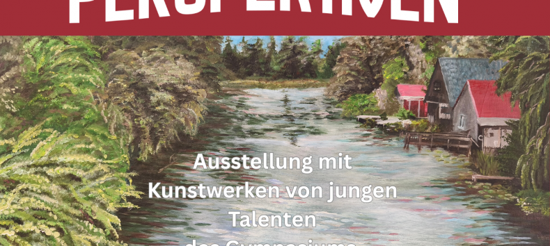 Flusslandschaft der Schülerin Vanessa Salow, Acryl auf Leinwand, © Stadt- und Bädermuseum Bad Doberan Flusslandschaft der Schülerin Vanessa Salow, Acryl auf Leinwand, © Stadt- und Bädermuseum Bad Doberan