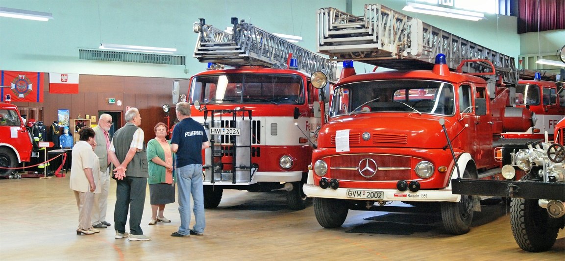 Blick in die Halle der Großfahrzeuge // © Uwe Rosenfeld Blick in die Halle der Großfahrzeuge // © Uwe Rosenfeld
