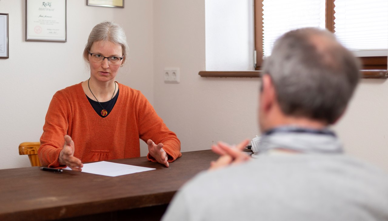 Klientengespräch, © Juliane Schümann Klientengespräch, © Juliane Schümann