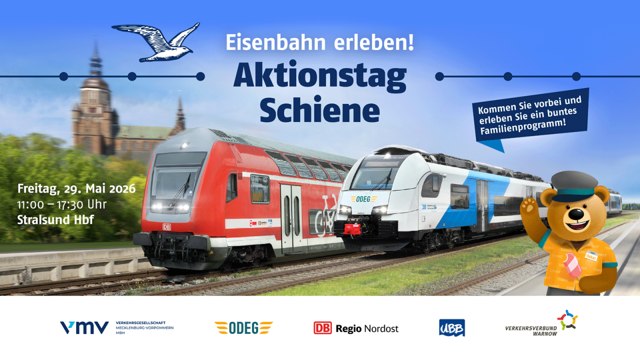 Kommen Sie vorbei und erleben Sie ein buntes Familienprogramm! // &copy; Foto: Deutsche Bahn AG: Volker Emersleben, Uwe Miethe / Adobe Stock: Markus Dick / Freepic: @lifeforstock