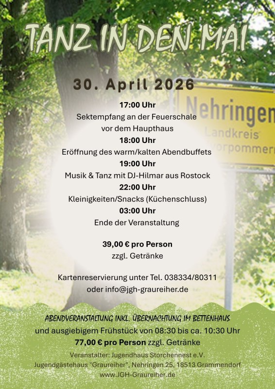 Tanz in den Mai // © JGH Graureiher Tanz in den Mai // © JGH Graureiher