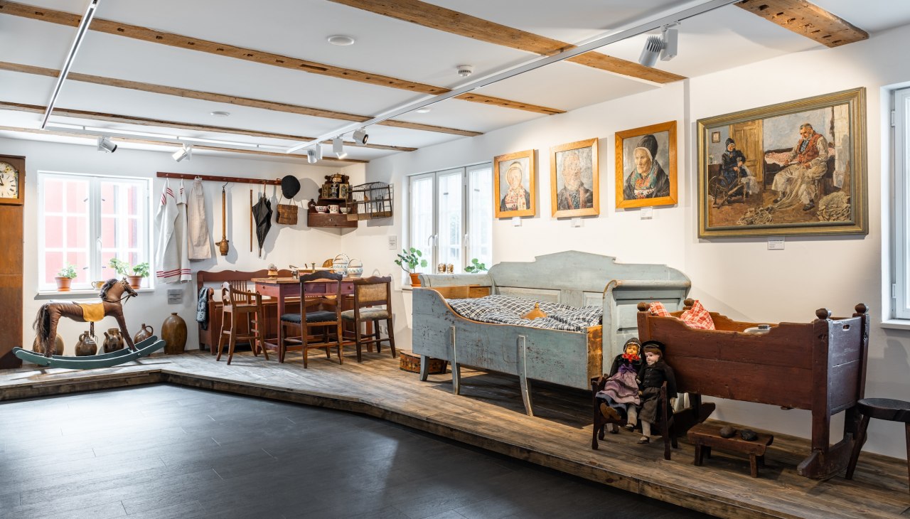 Heimatmuseum Mönchgut in Göhren auf Rügen mit seiner Ausstellung, &copy; TMV/Gross