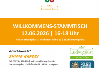 Willkommens-Stammtisch // © Stadt Ludwigslust Willkommens-Stammtisch // © Stadt Ludwigslust