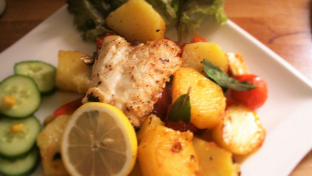 Frische regionale Speisen, © Sabine Hoja Frische regionale Speisen, © Sabine Hoja