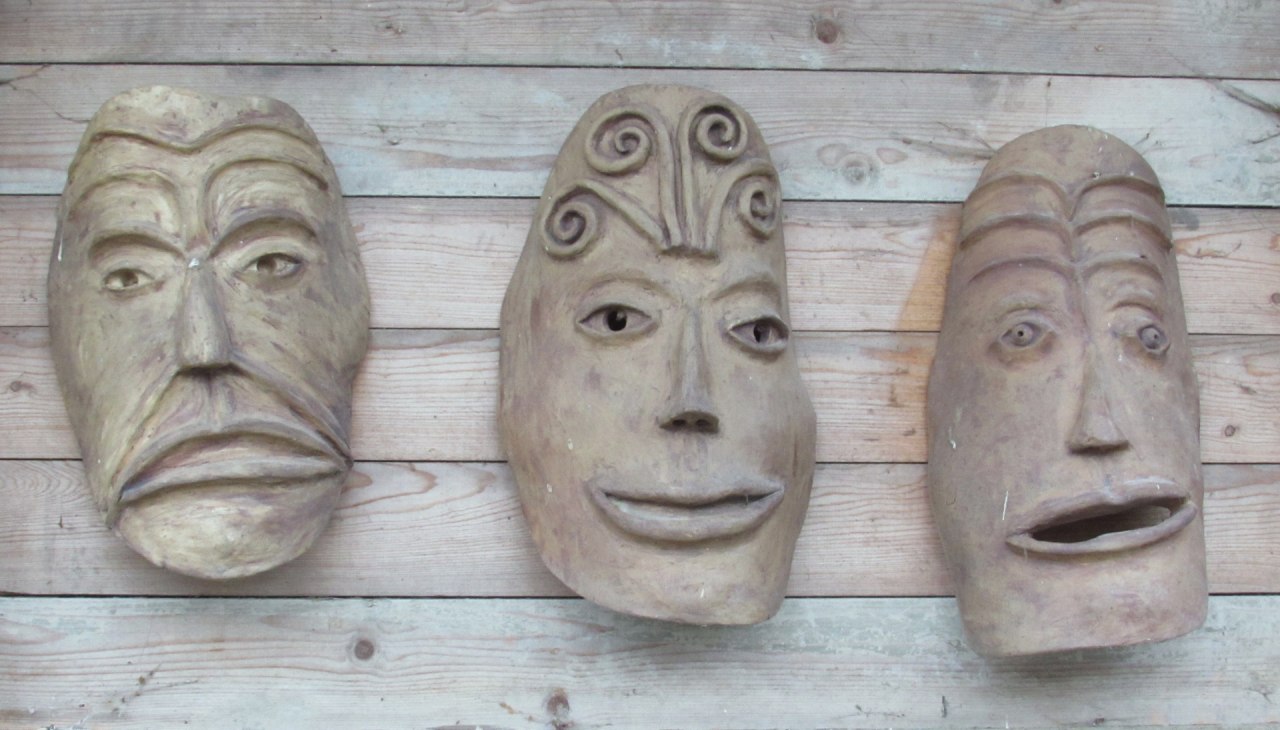 Masken, © Regina Lüdecke Masken, © Regina Lüdecke