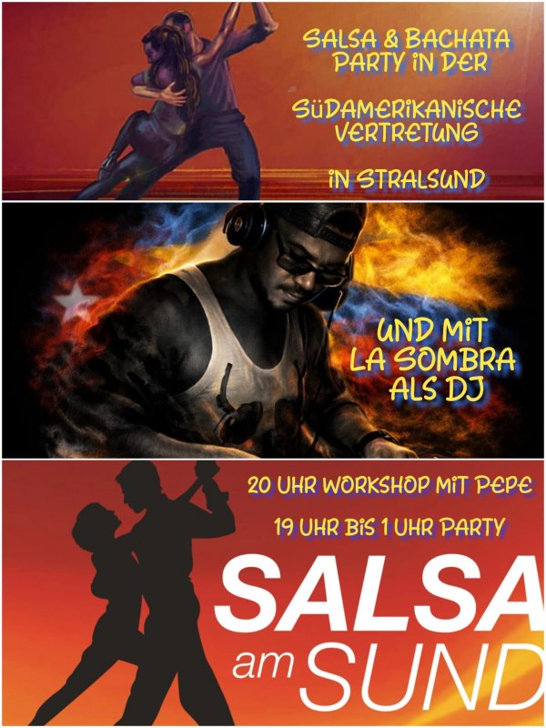 Salsa-Party mit Special-Gast: Pepe aus Rostock! // © Salsa-am-Sund Salsa-Party mit Special-Gast: Pepe aus Rostock! // © Salsa-am-Sund