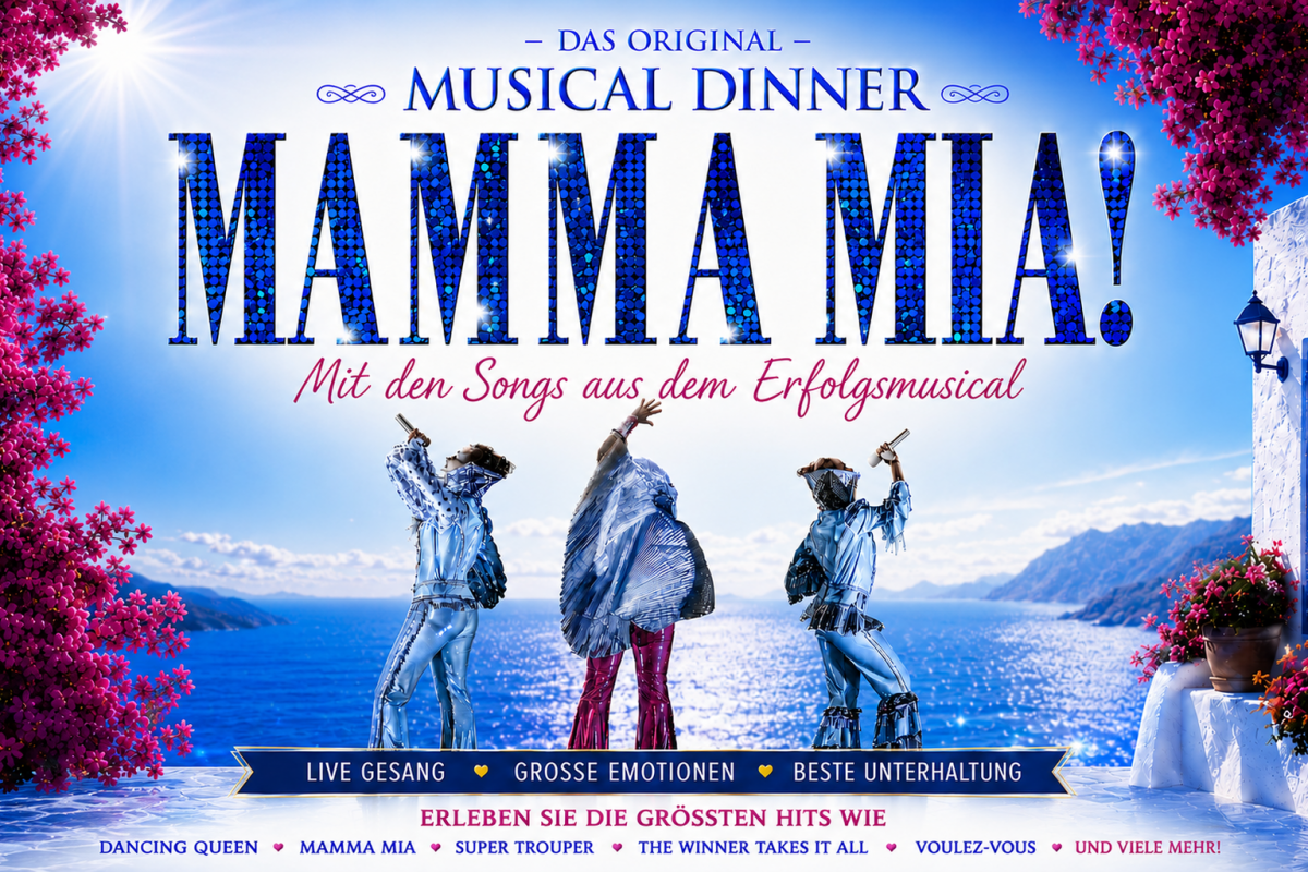 Musical Dinner (Das Original)MAMMA MIA!... mit den legend&auml;ren Songs aus dem Erfolgsmusical! // &copy; Musical Dinner (Das Original)
