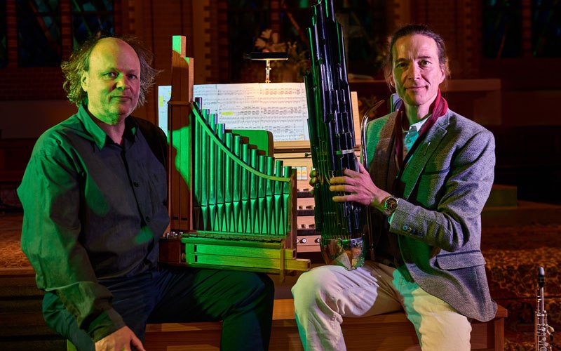 Volker Jaekel (Orgel) und Gert Anklam (Saxophone und Sheng) // © Tivadar Nemesi Volker Jaekel (Orgel) und Gert Anklam (Saxophone und Sheng) // © Tivadar Nemesi