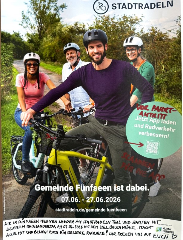 Lasst und gemeinsam etwas bewegen // &copy; Stadtradeln