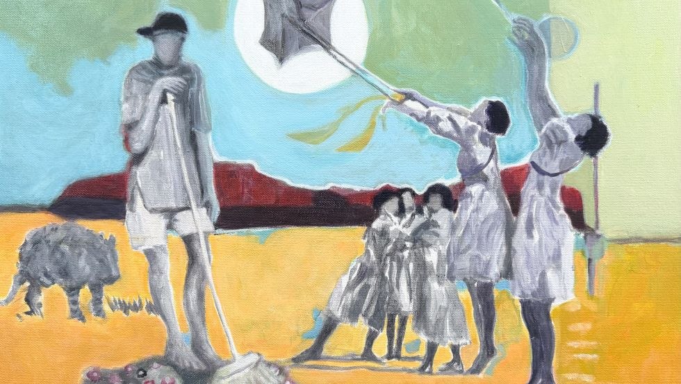 Besuch vom G&uuml;rteltier, &copy; Lioba Genske