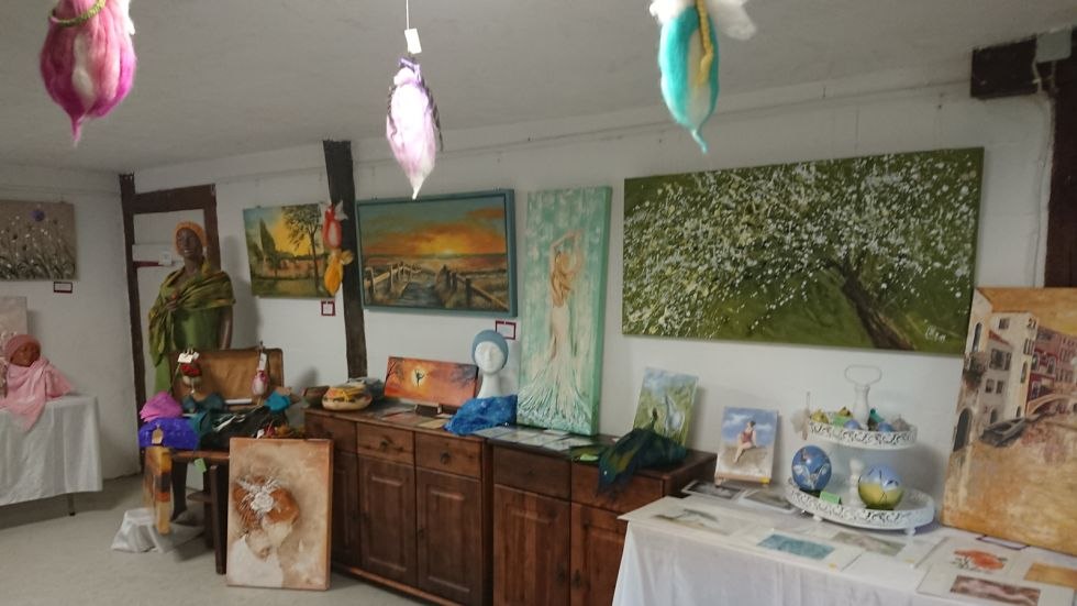 Ausstellungsraum auf der Tenne, © Frank Döhler