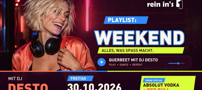 PLAYLIST: WEEKEND // &copy; Werbezentrum MV