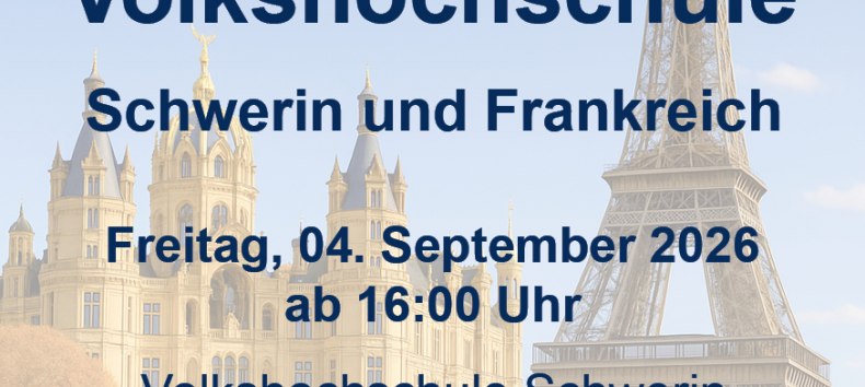© Volkshochschule Schwerin © Volkshochschule Schwerin