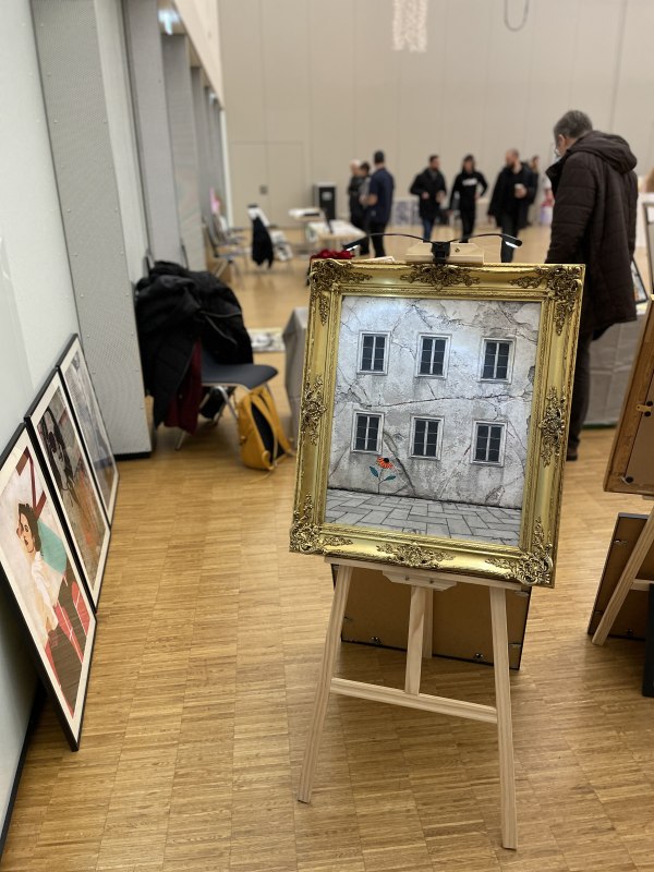 Einblick in die Kunstmesse im HKB Neubrandenburg. // &copy; Vier-Tore-Stadt Neubrandenburg
