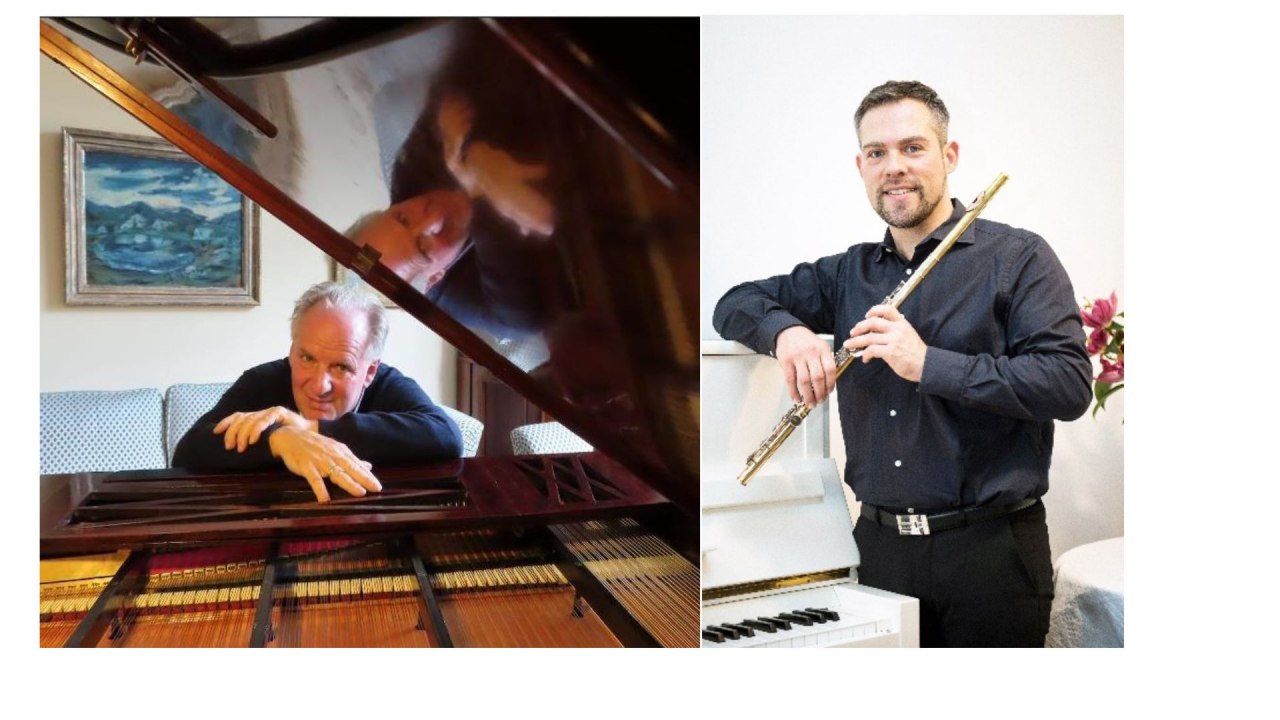 Hendrik Adam (Fl&ouml;te) und Mathias Weber (Klavier) // &copy; H. Adam und M. Weber