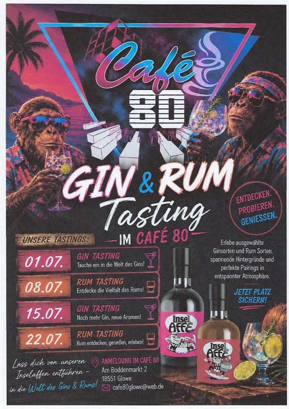 &copy; Cafe 80 Glowe